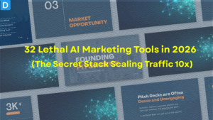 32 lethal ai marketing tools in 2026 (and the secret stack scaling traffic 10x)